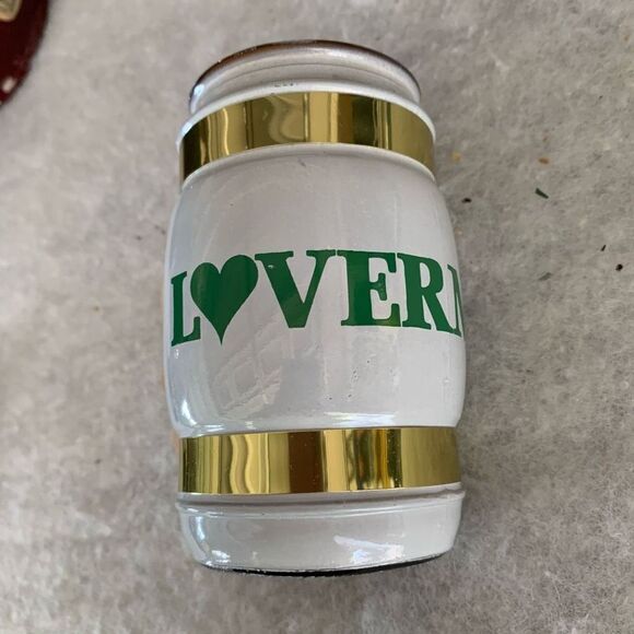 I Love Vermont Souvenir Siesta Ware Wood Handled Mug - Picture 3 of 7